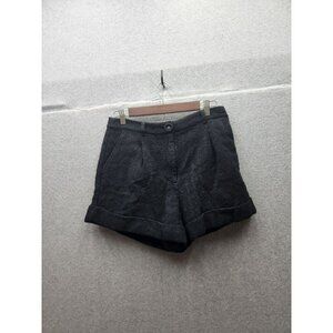 Royalty By Maluma Womens Black Tweed Shorts Size 10